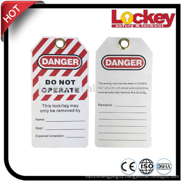 Durable Safety PVC Tag
